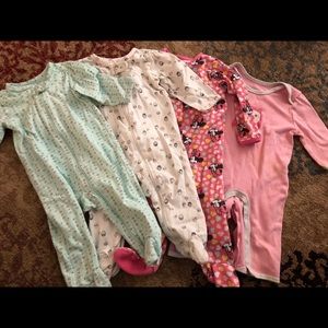 Bundle of 4 Footie PJs 🌸